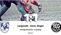 Langenalb – FCG I  1:1