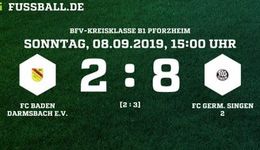 Erstes Pflichtspiel-Derby gegen Baden-Darmsbach in der Fußballgeschichte