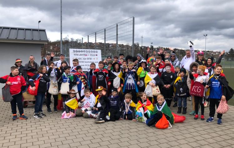 FCG Jugend beim Faschingsumzug