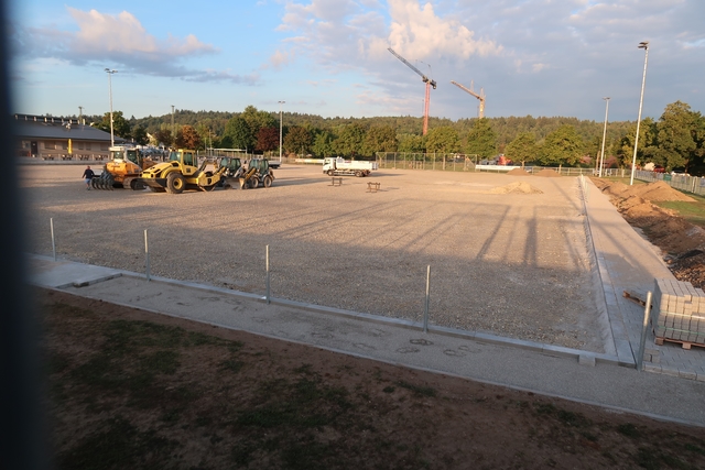 rasenplatz schotterplanum