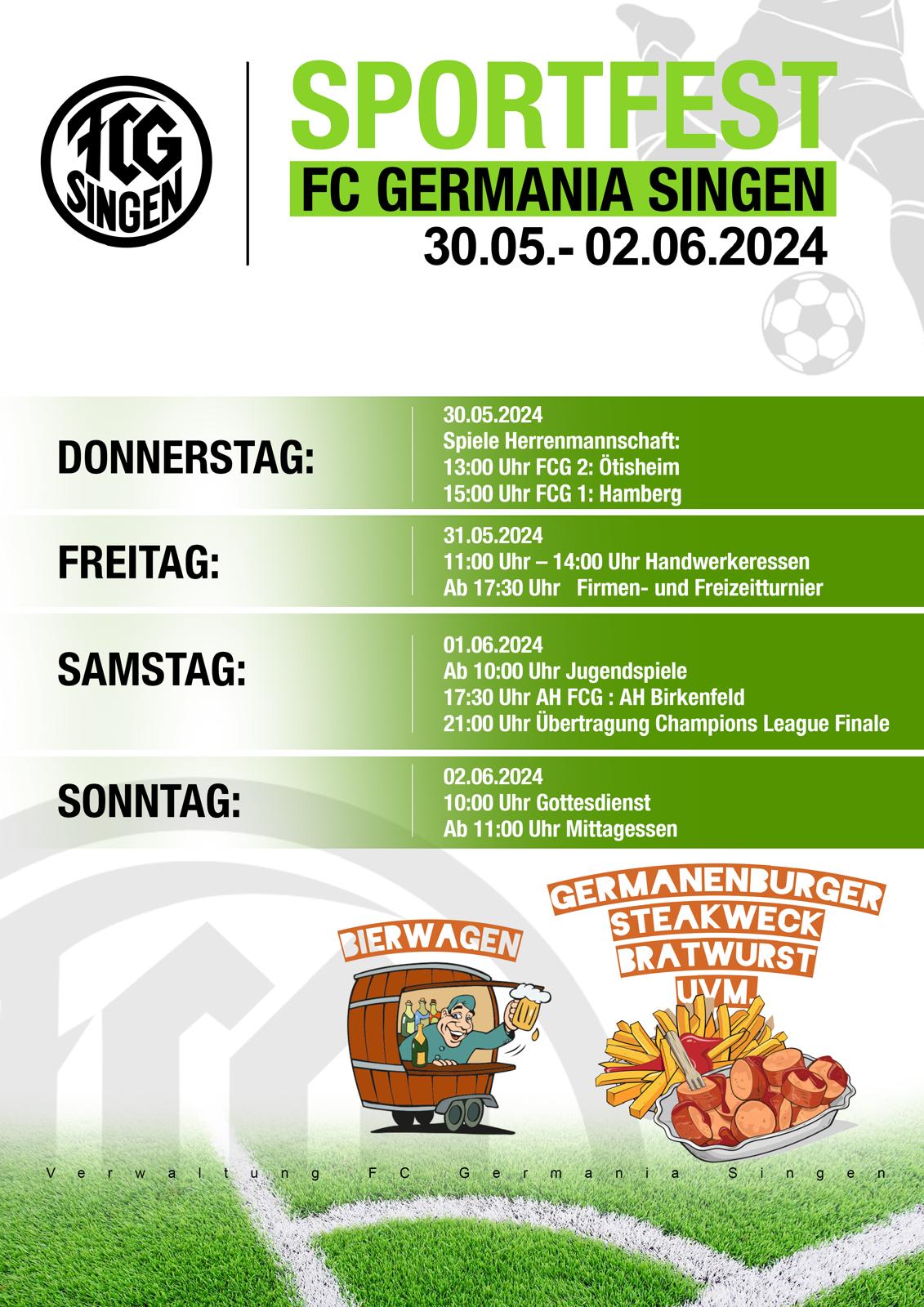 Sportfest beim FCG 30.05.-02.06.2024