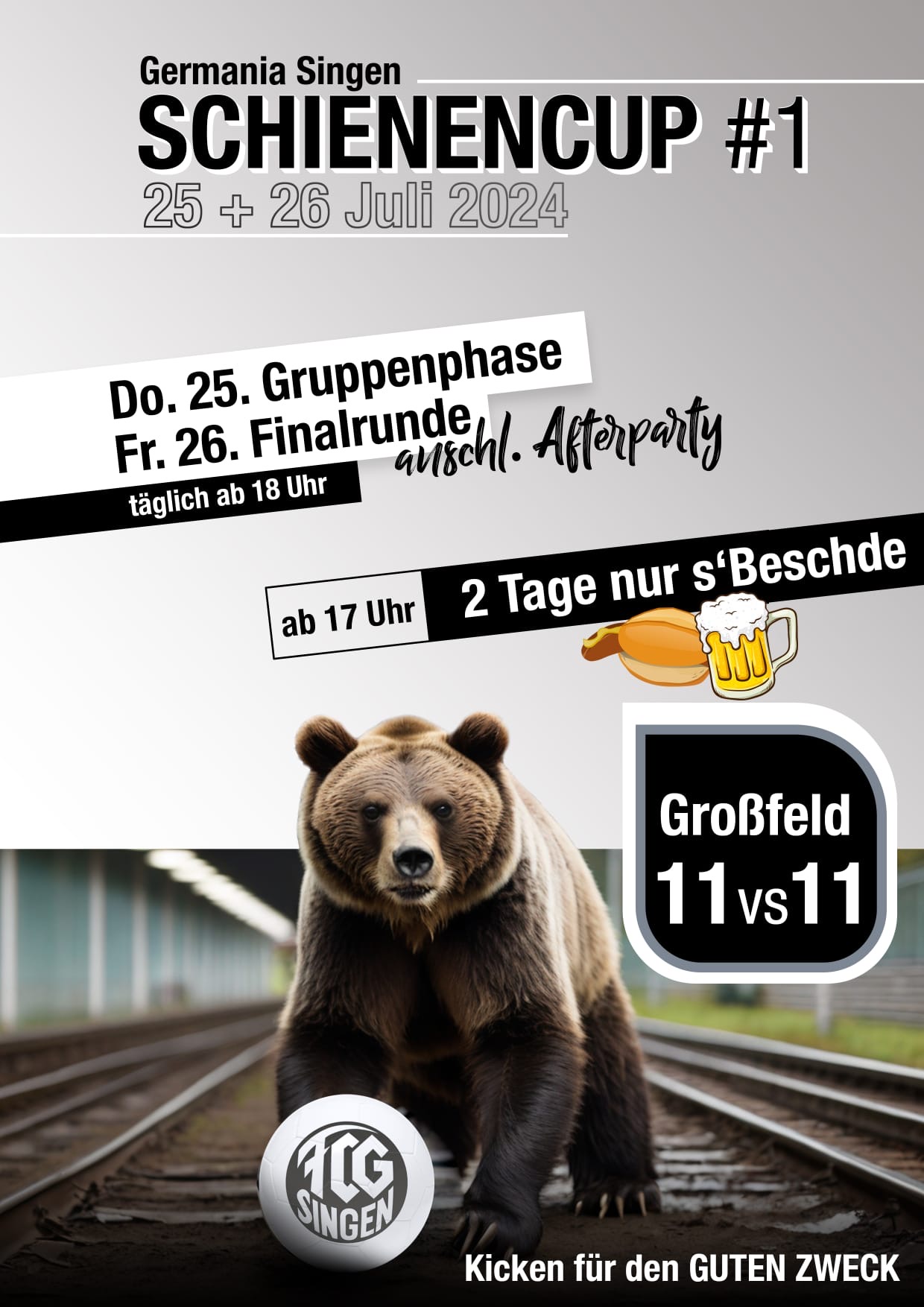 1. Schienen-Cup beim FCG