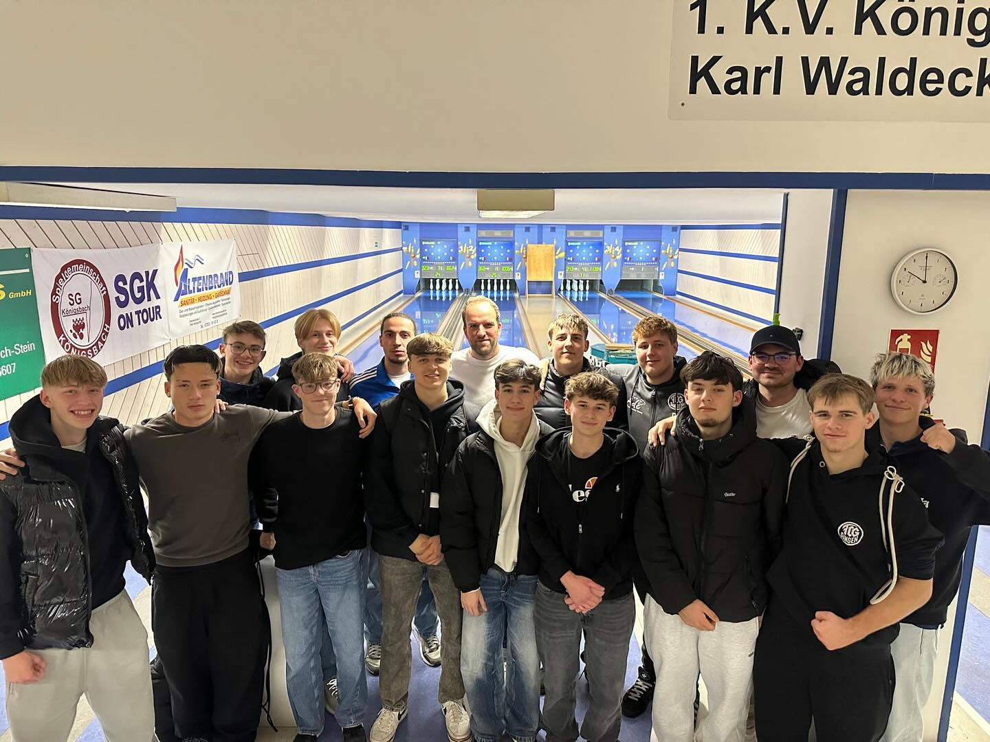 Spiel und Spaß beim A Jugend Teamevent